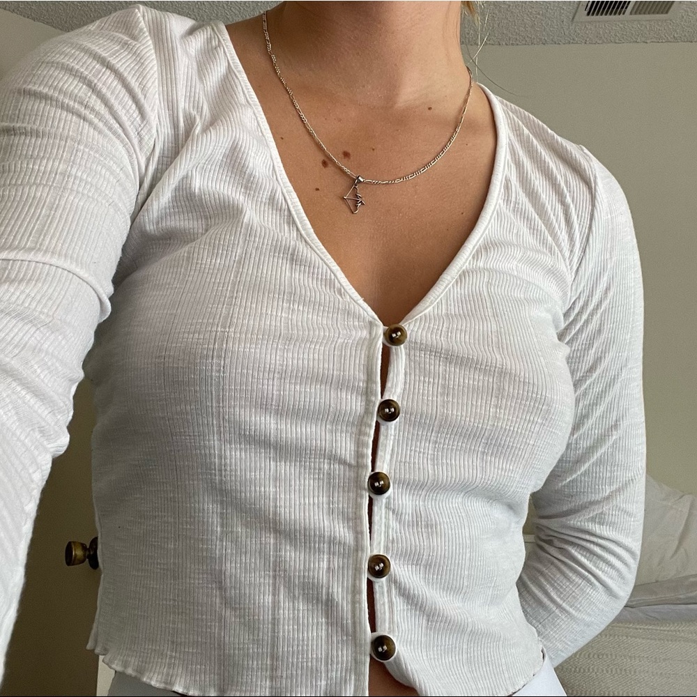 F21 Button up Sweater